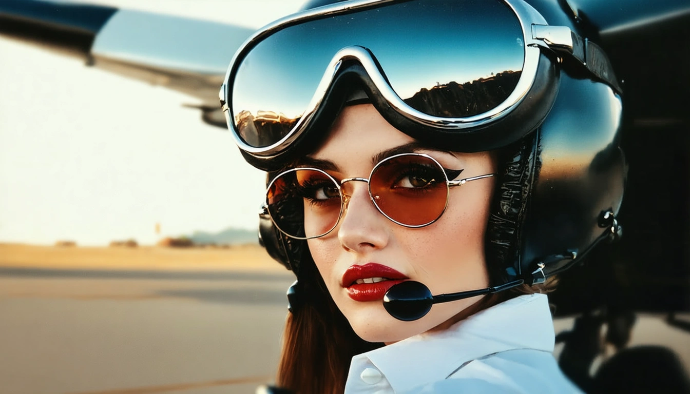 aviator Pin Up